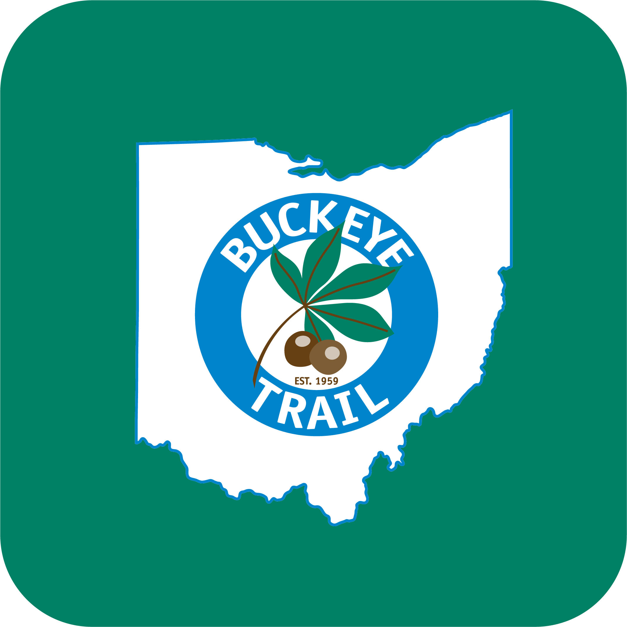 App icon for the Buckeye Trail.