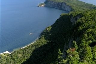 The coast along the International Appalachian Trail