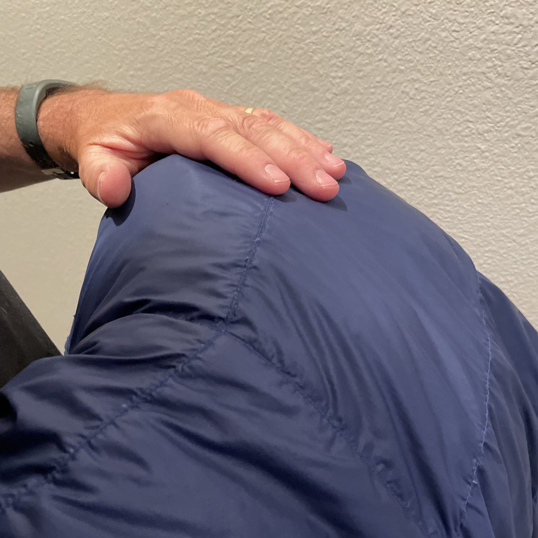 A sleeping bag